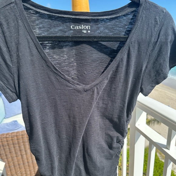 Caslon Tops - Caslon Elegant Black Short Sleeve Tee